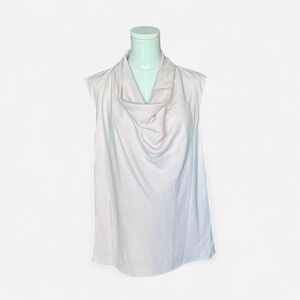MM LaFleur pink cowl neck top #MMLaFleur #pinktop